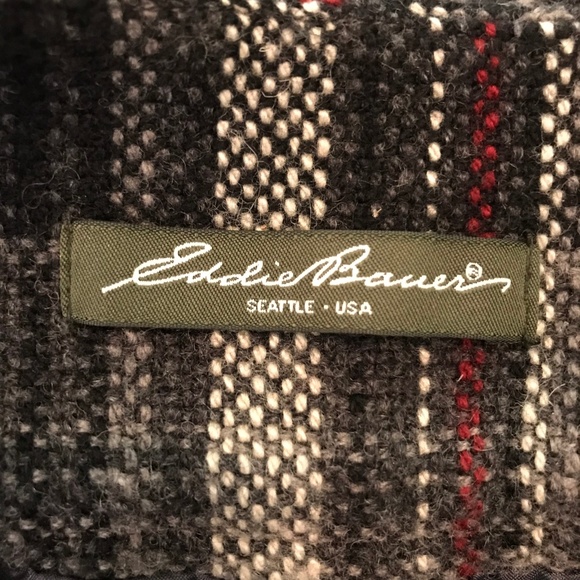 EUC Eddie Bauer Wool Blend Plaid Skirt Sz 6 - Picture 4 of 6